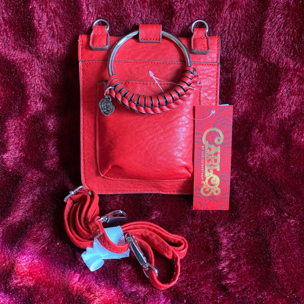 NWT Carlos Santana Red Handbag